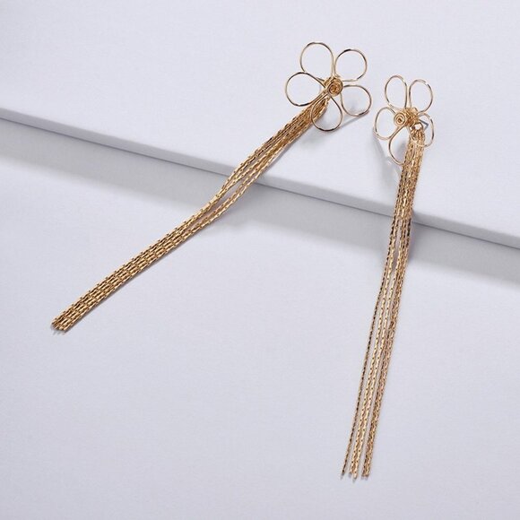 Anthropologie Darling Daisy Drop Earrings - Picture 4 of 4